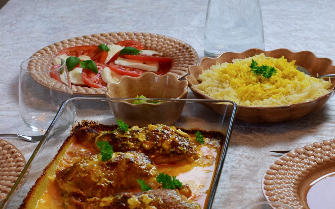 Kycklingklubbor currysås